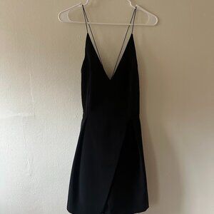Topshop Black Mini Dress - Cocktail - Size 8